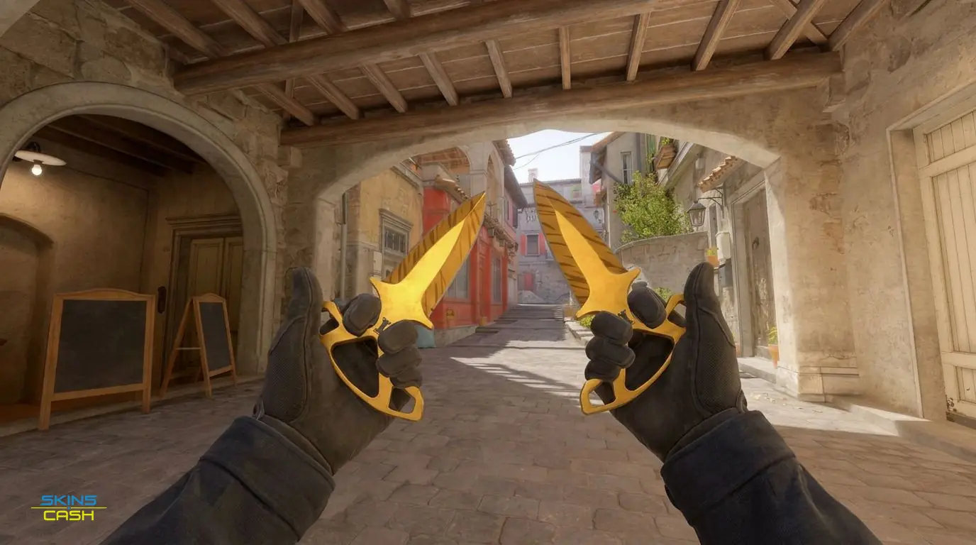 ★ Shadow Daggers | Tiger Tooth — In-game inspect