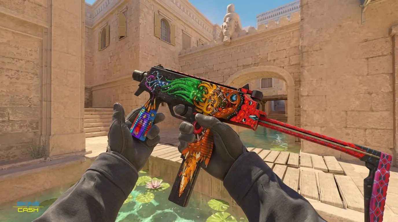 MP9 | Food Chain — In-game inspect