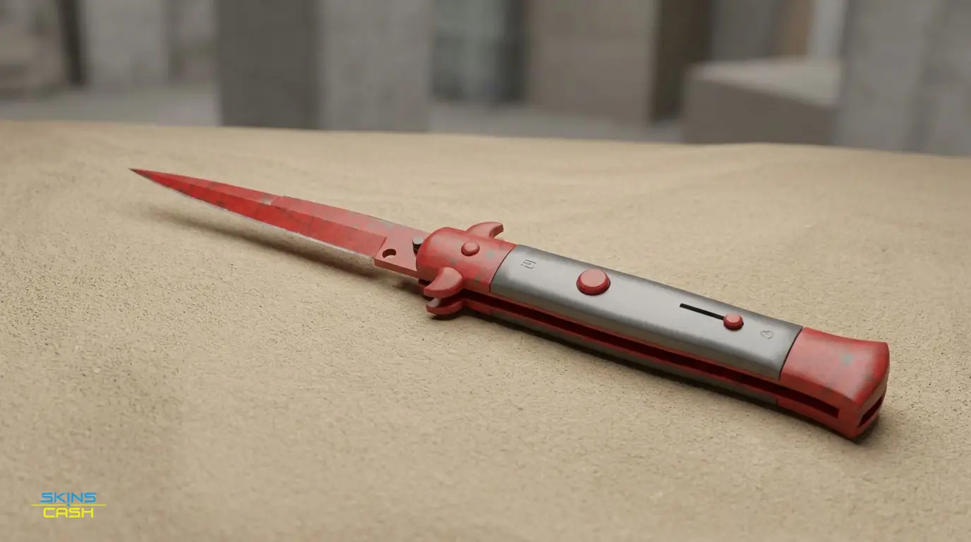 ★ Stiletto Knife | Crimson Web — Product view