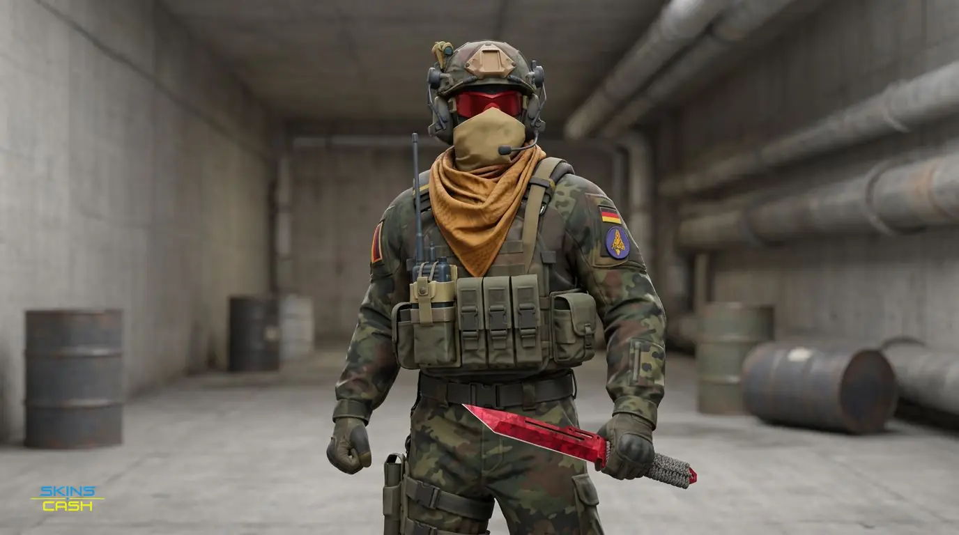 ★ Paracord Knife | Doppler Ruby — In the field