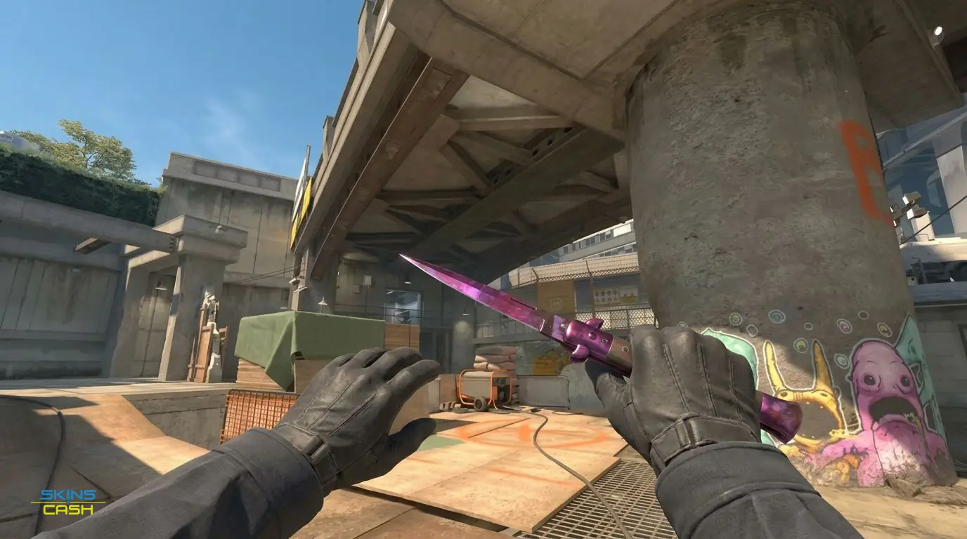 ★ Stiletto Knife | Doppler Phase 2 — In-game inspect