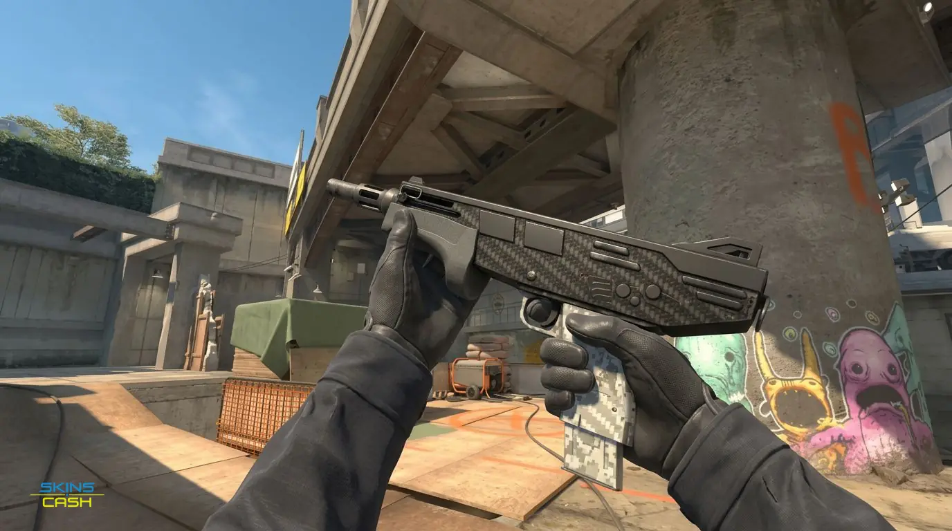 MAG-7 | Carbon Fiber — In-game inspect