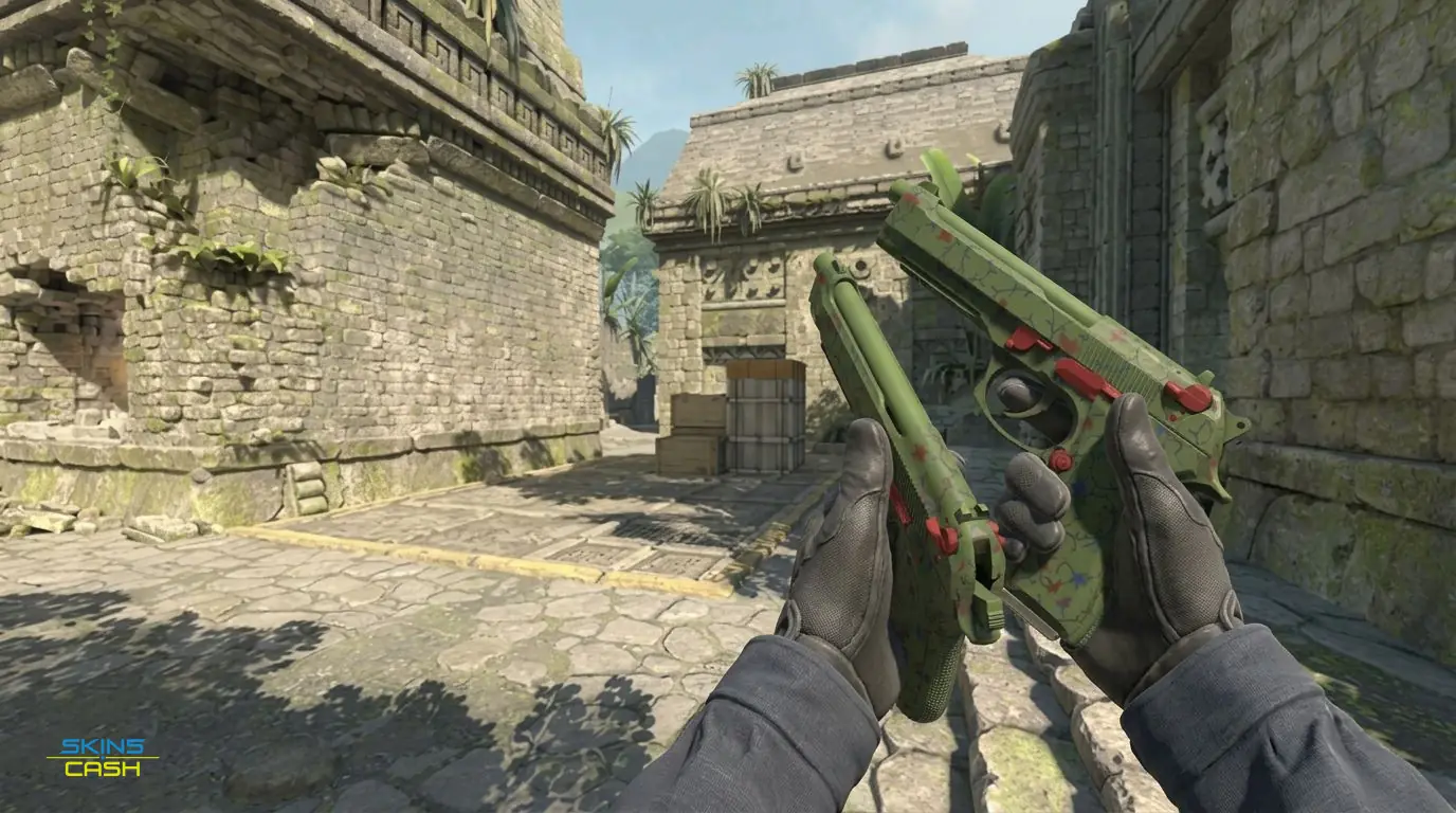 Dual Berettas | Briar — In-game inspect