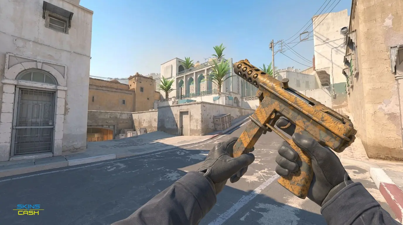 Tec-9 | Rust Leaf — In-game inspect
