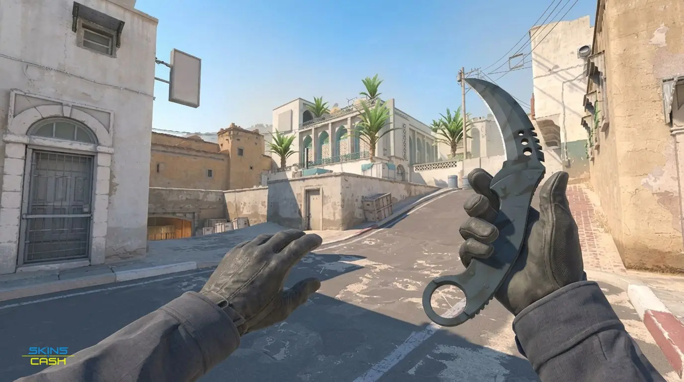 ★ Talon Knife | Night Stripe — In-game inspect