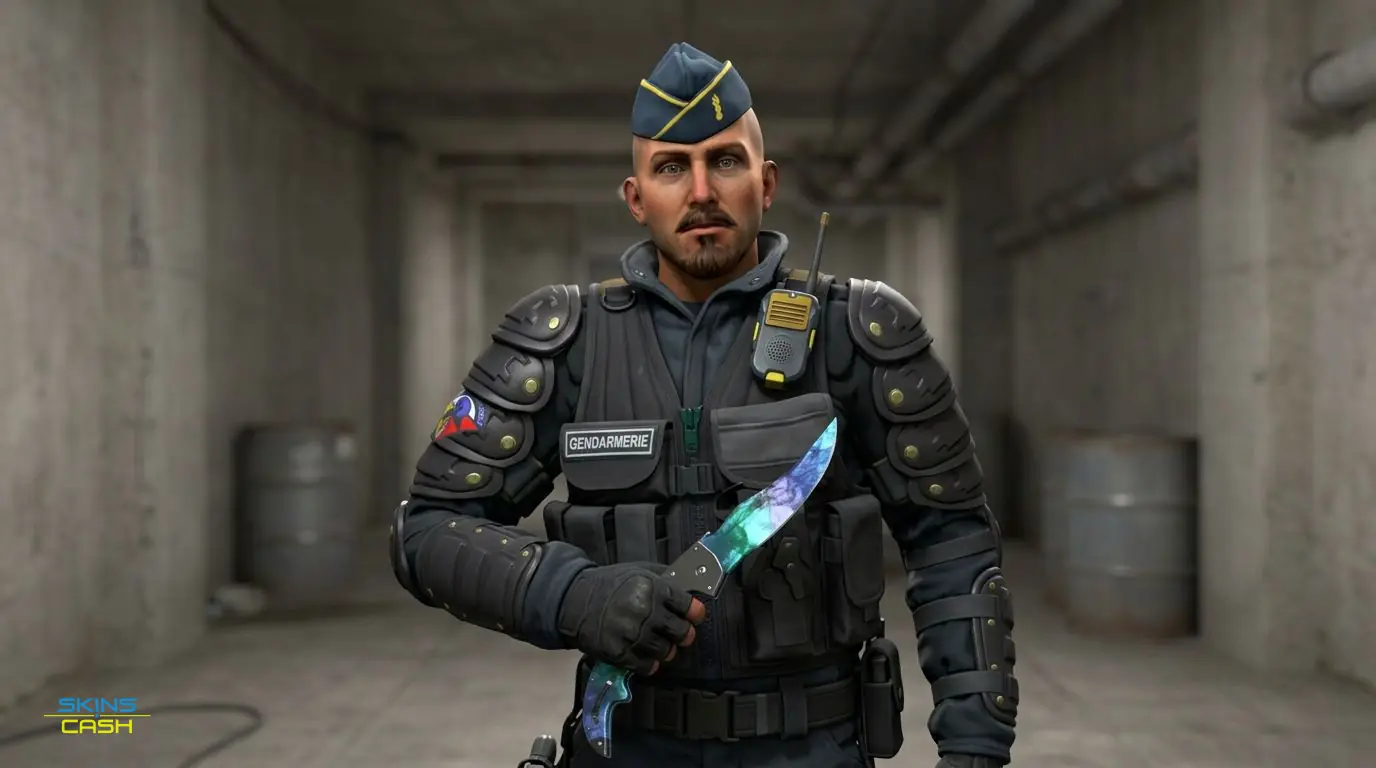 ★ Falchion Knife | Gamma Doppler Phase 1 — In the field