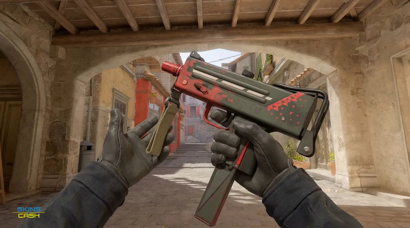 MAC-10 | Tatter — In-game inspect