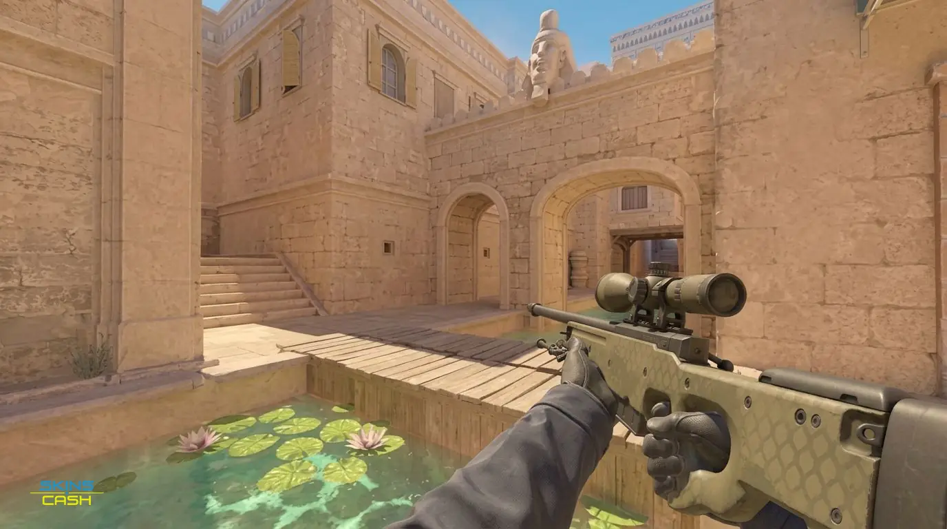AWP | Safari Mesh — In-game inspect