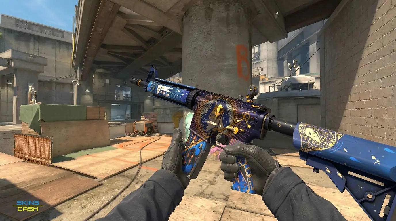 M4A4 | The Emperor — In-game inspect