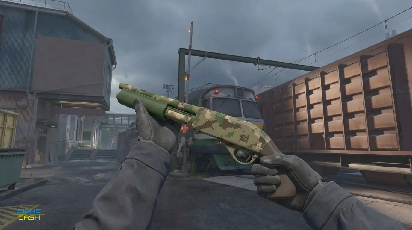 Sawed-Off | Forest DDPAT — In-game inspect