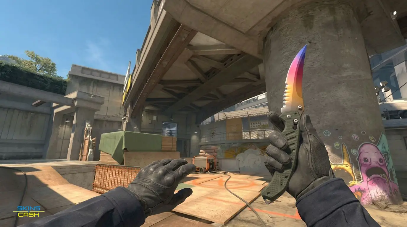 ★ Flip Knife | Fade — In-game inspect