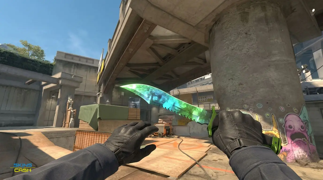 ★ Bowie Knife | Gamma Doppler Phase 4 — In-game inspect