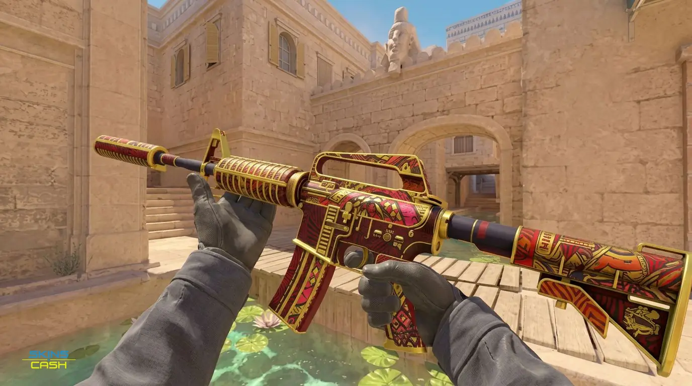 M4A1-S | Chantico's Fire — In-game inspect