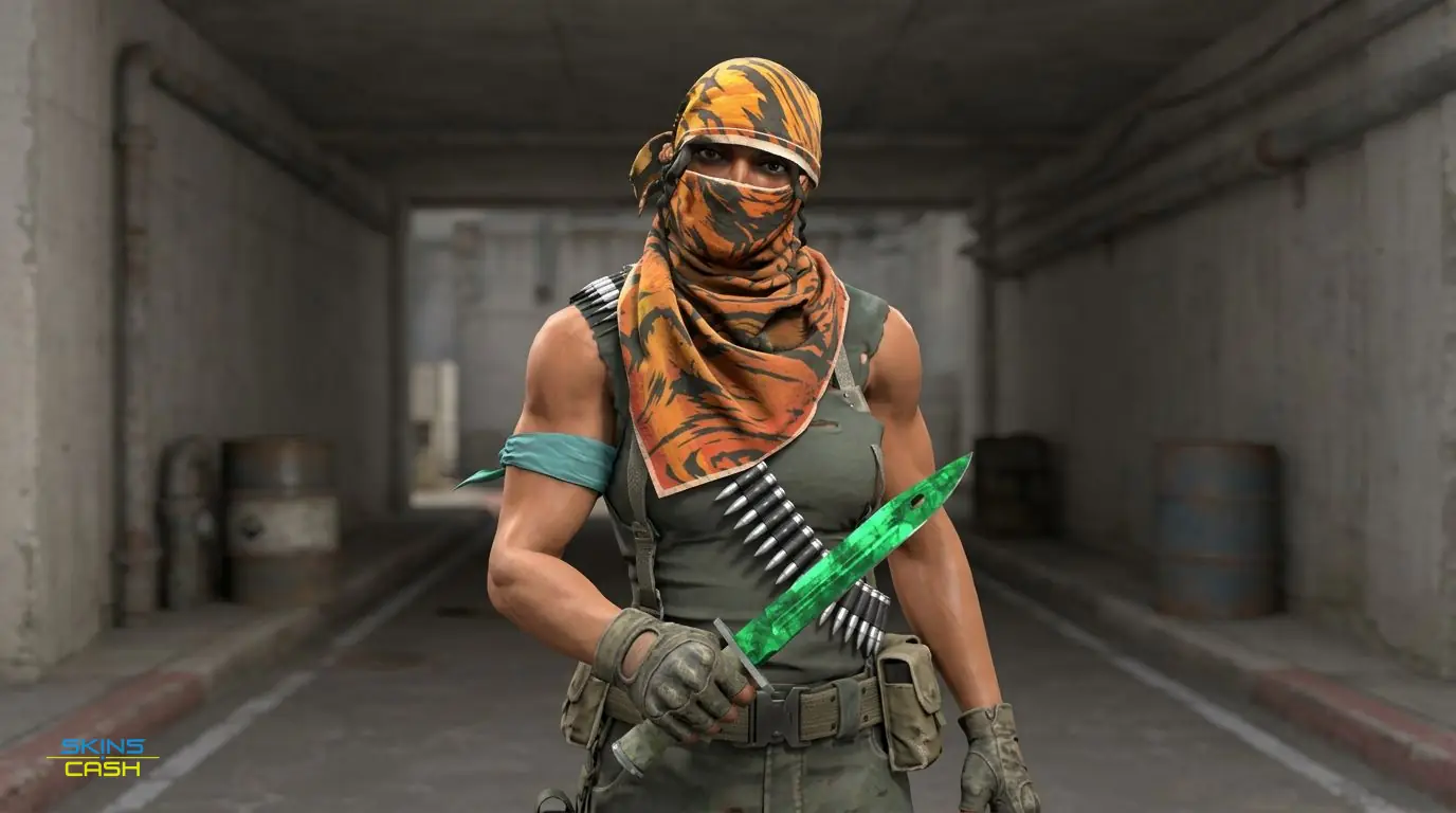 ★ Bayonet | Gamma Doppler Emerald — In the field
