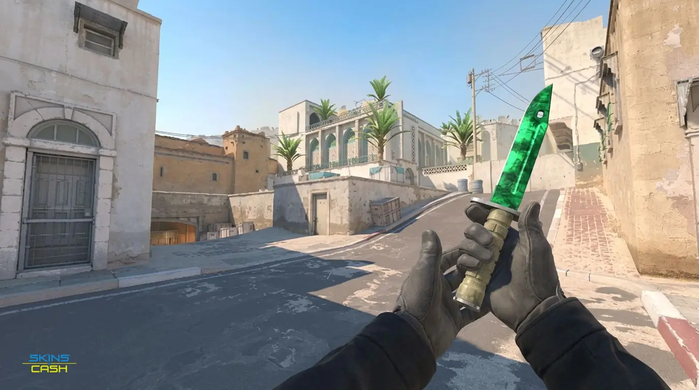 ★ Bayonet | Gamma Doppler Emerald — In-game inspect