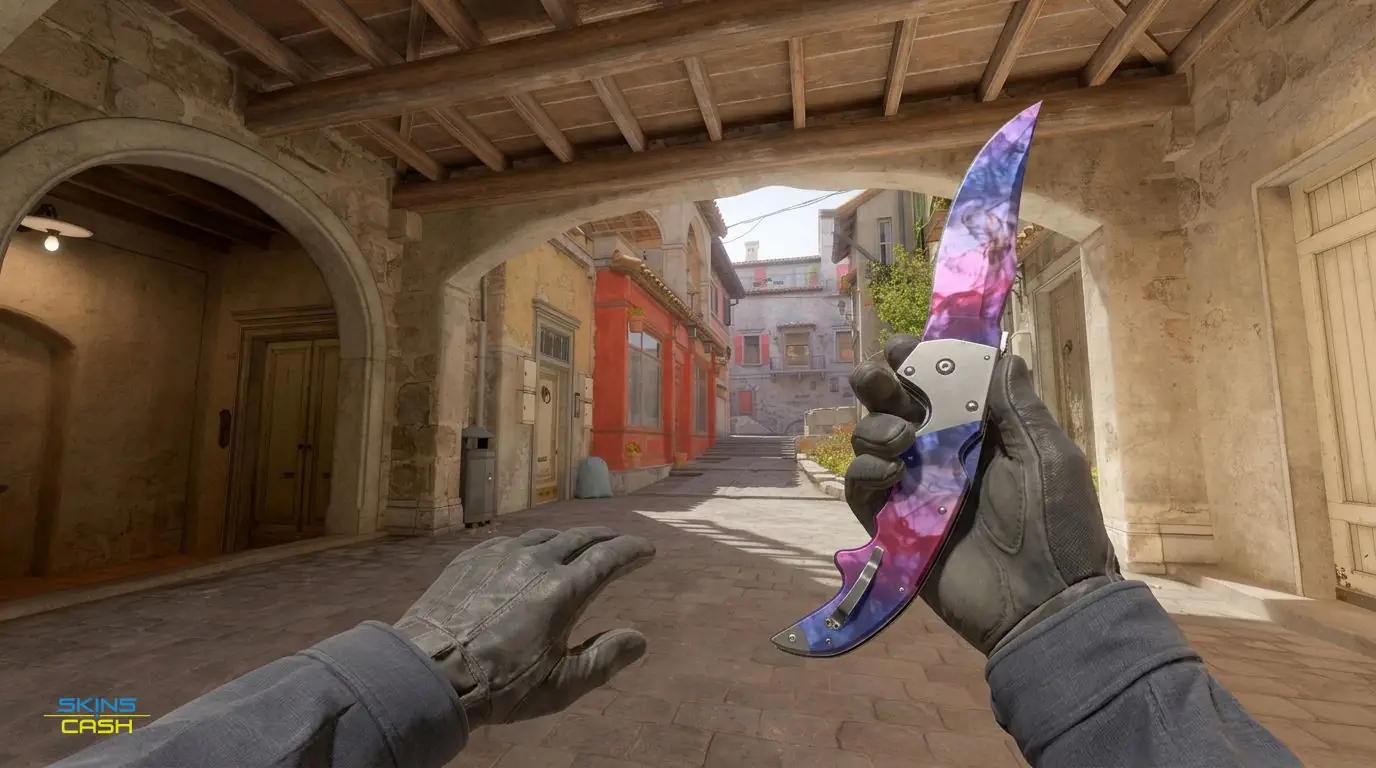 ★ Falchion Knife | Doppler Phase 1 — In-game inspect