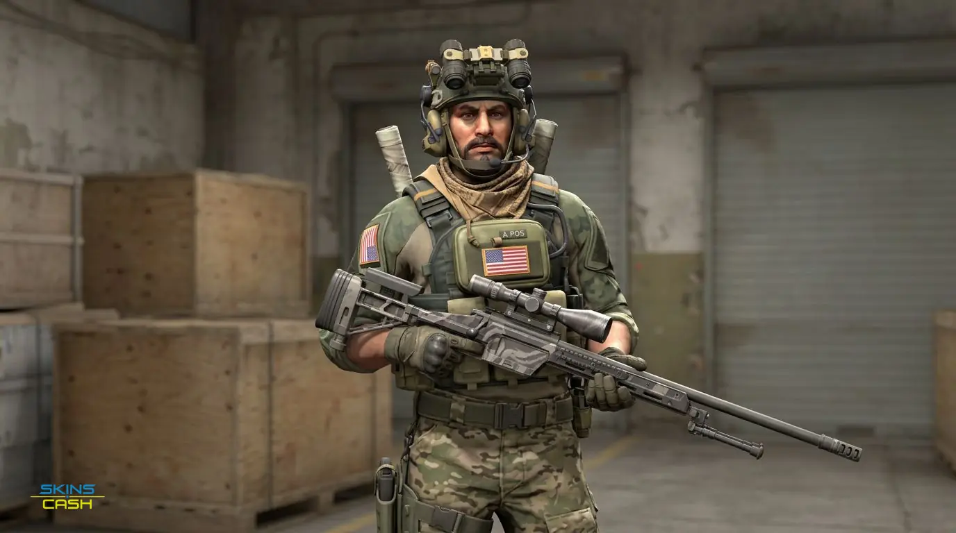 SSG 08 | Grey Smoke — In the field