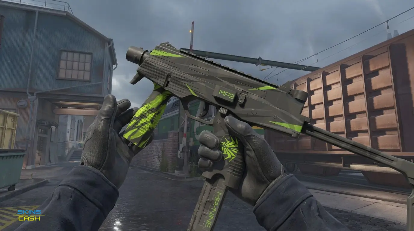 MP9 | Deadly Poison — In-game inspect
