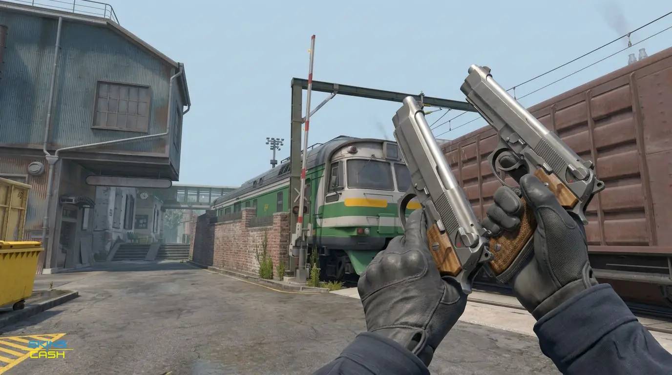 Dual Berettas | Black Limba — In-game inspect