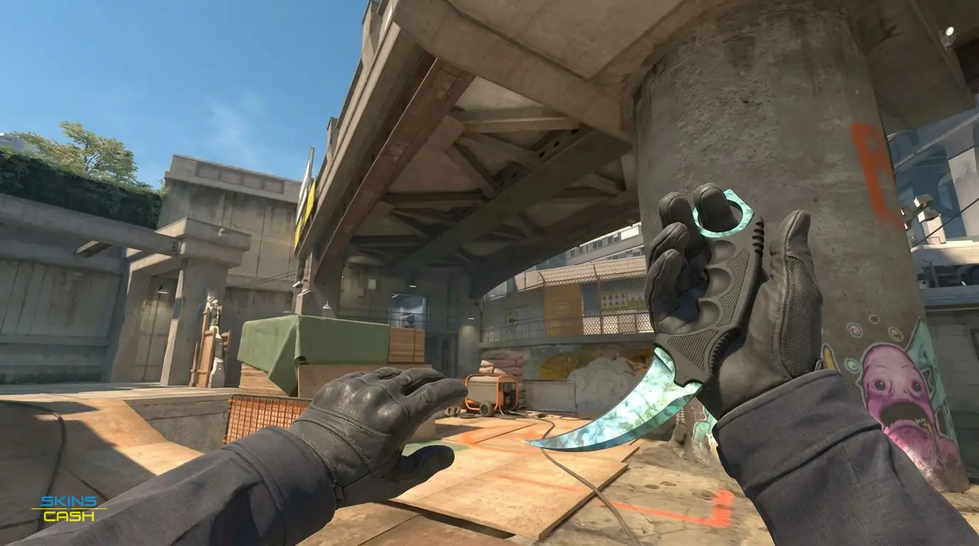 ★ Karambit | Gamma Doppler Phase 3 — In-game inspect
