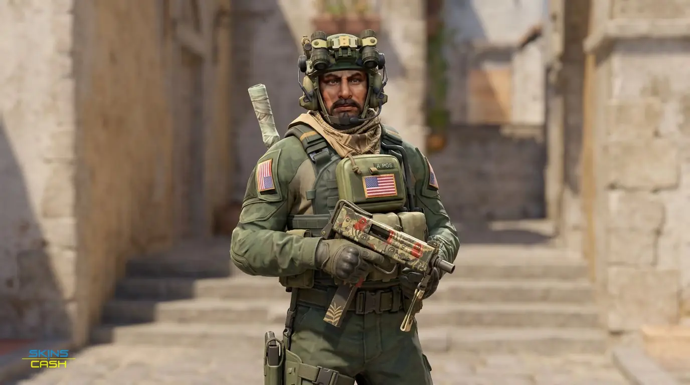 MAC-10 | Monkeyflage — In the field