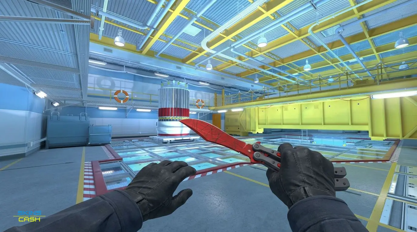 ★ Navaja Knife | Crimson Web — In-game inspect