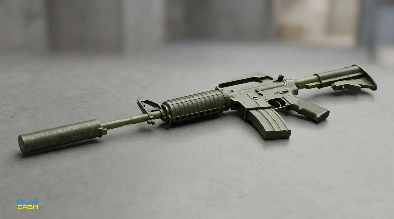 M4A1-S | Moss Quartz — Product view