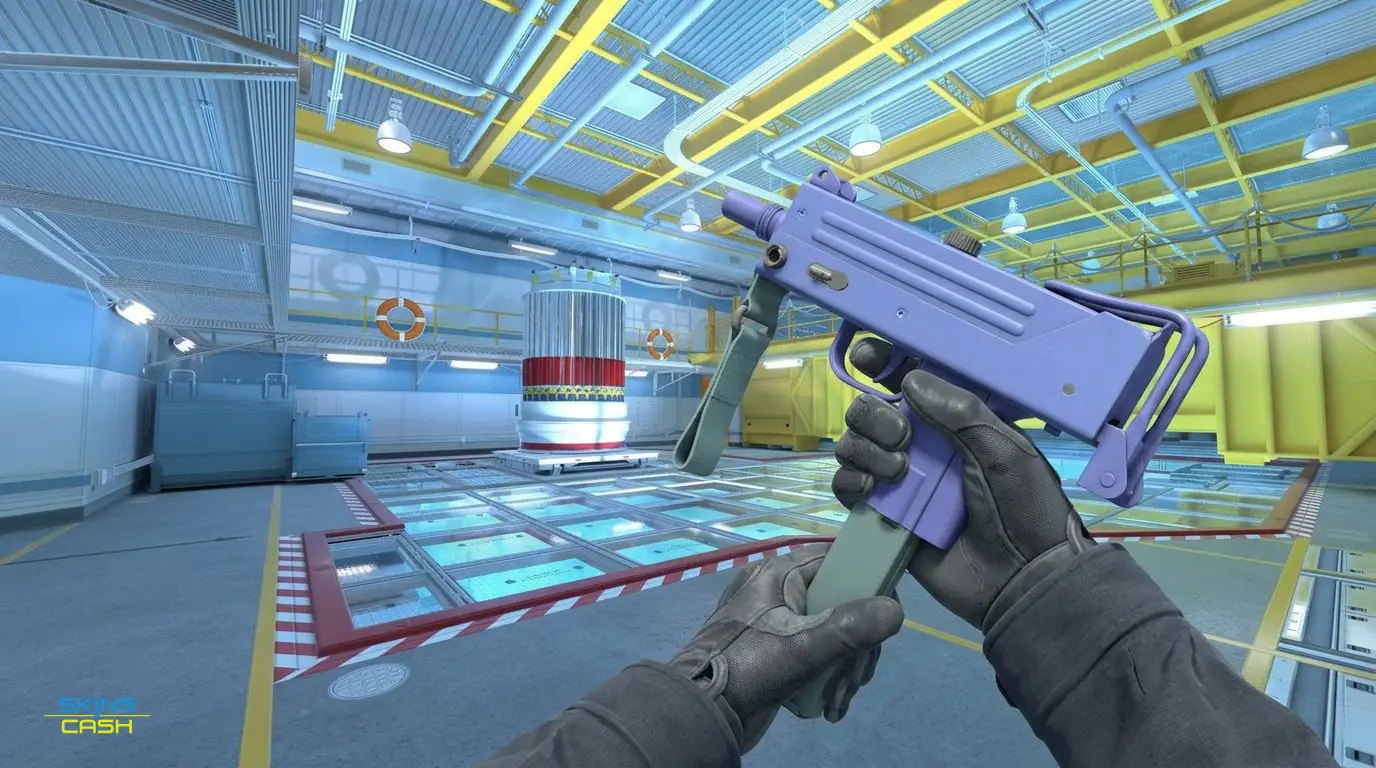 MAC-10 | Indigo — In-game inspect