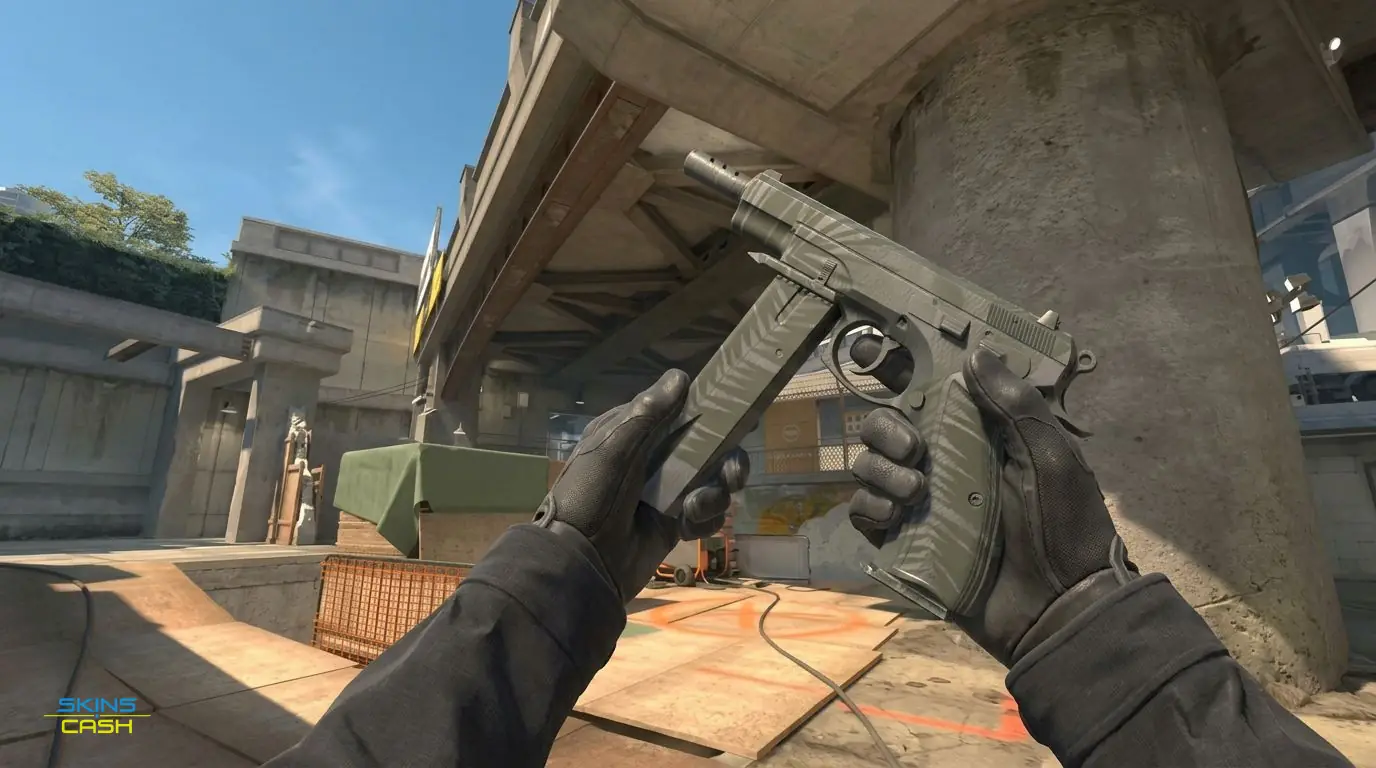 CZ75-Auto | Midnight Palm — In-game inspect