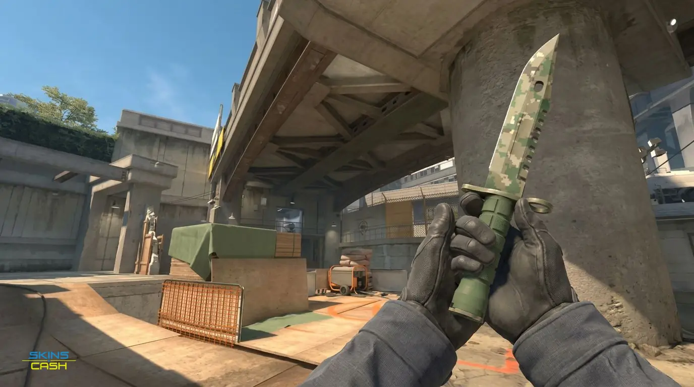 ★ M9 Bayonet | Forest DDPAT — In-game inspect