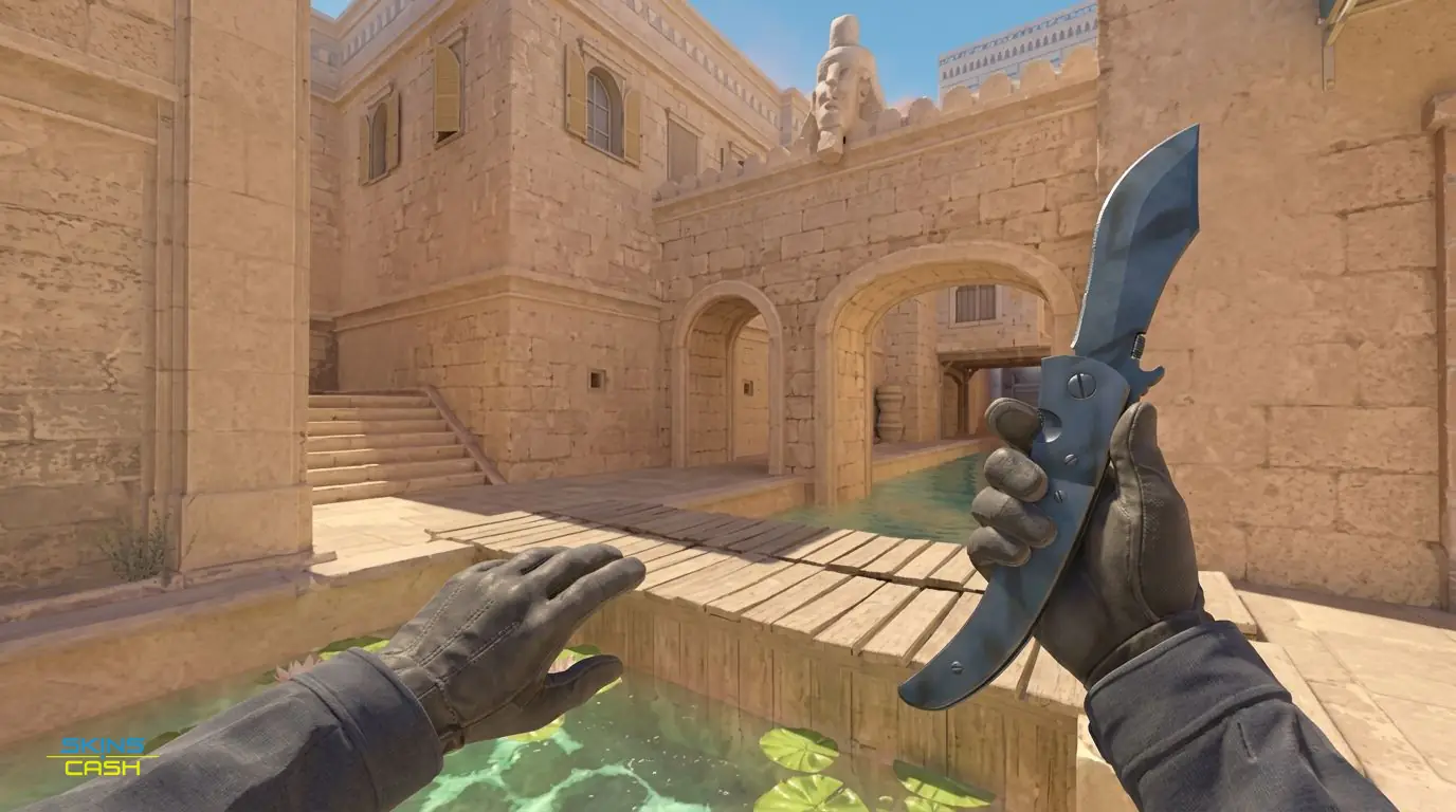 ★ Navaja Knife | Night Stripe — In-game inspect