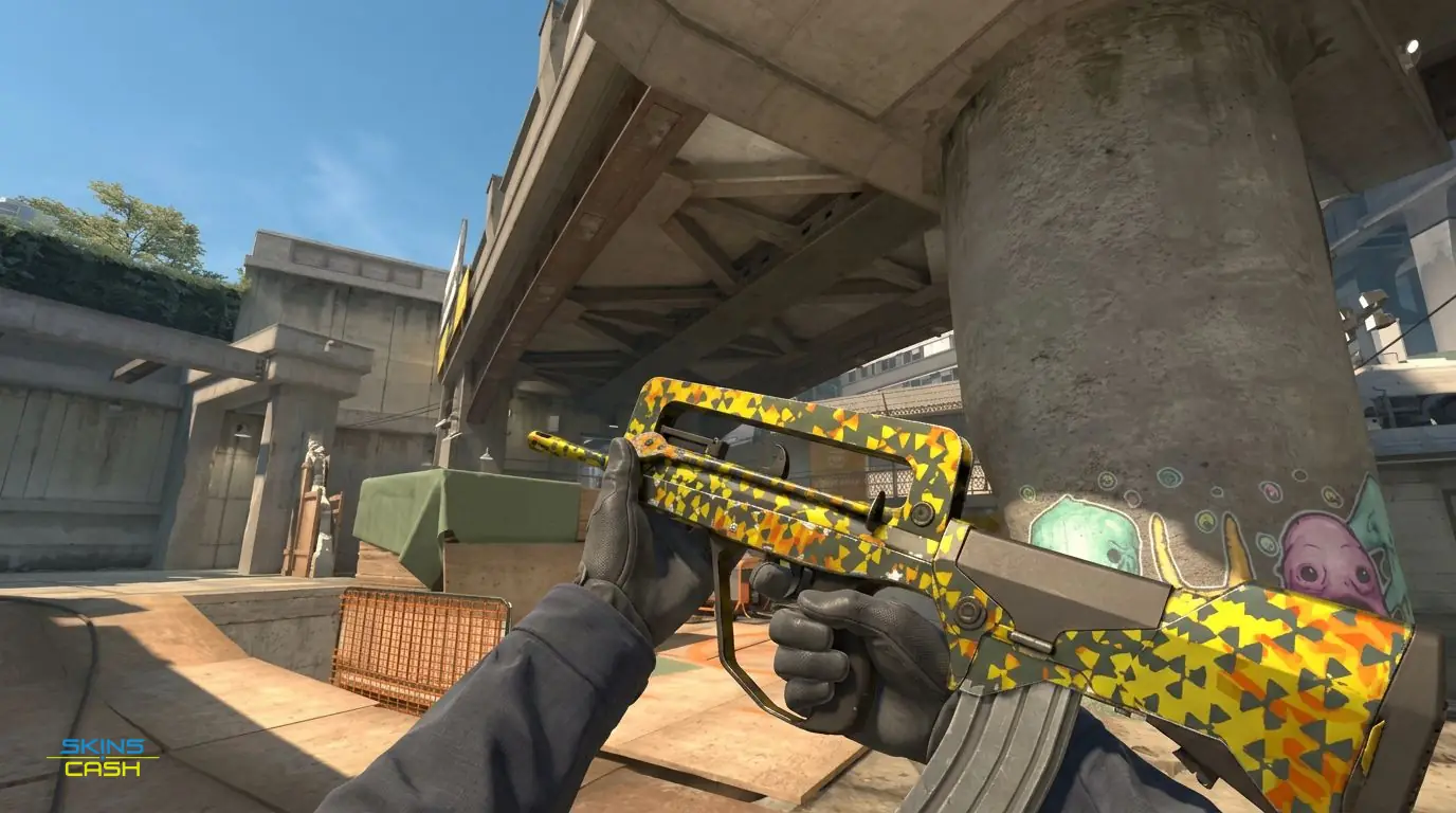 FAMAS | Meltdown — In-game inspect