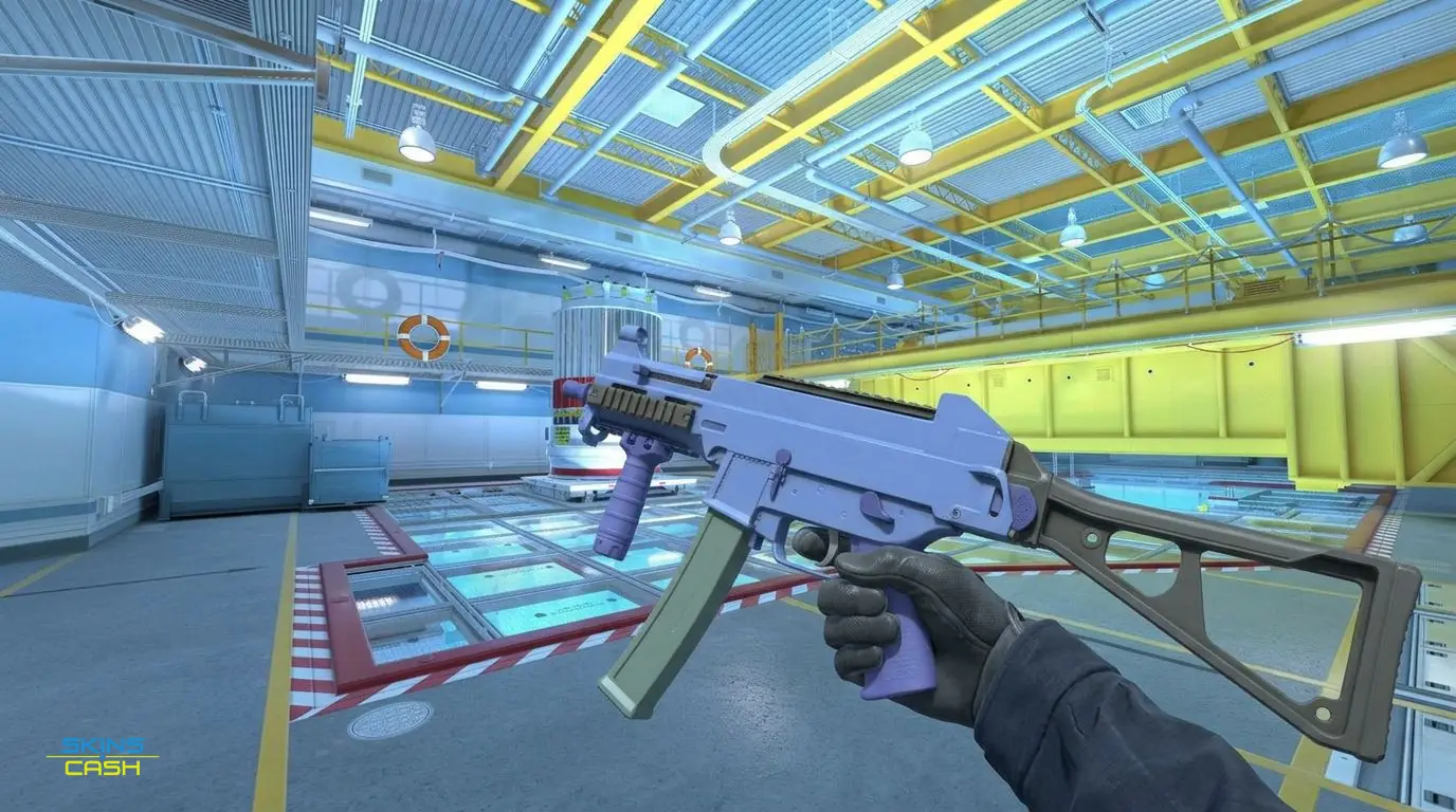 UMP-45 | Indigo — In-game inspect