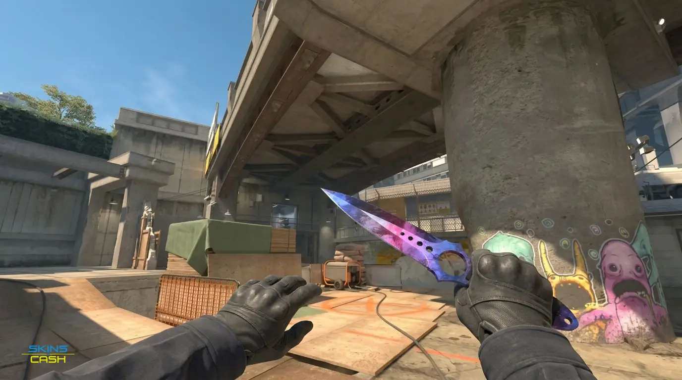 ★ Skeleton Knife | Doppler Phase 1 — In-game inspect
