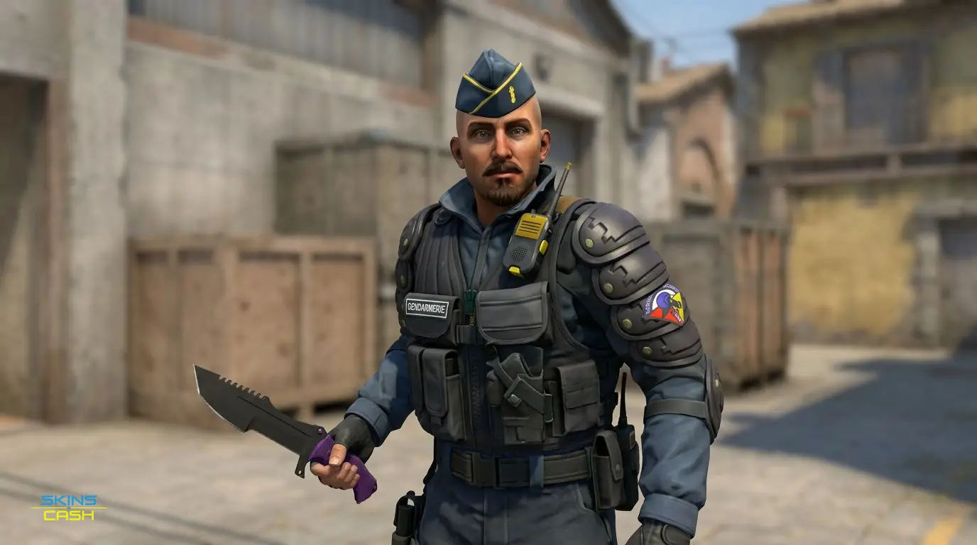 ★ Huntsman Knife | Ultraviolet — In the field
