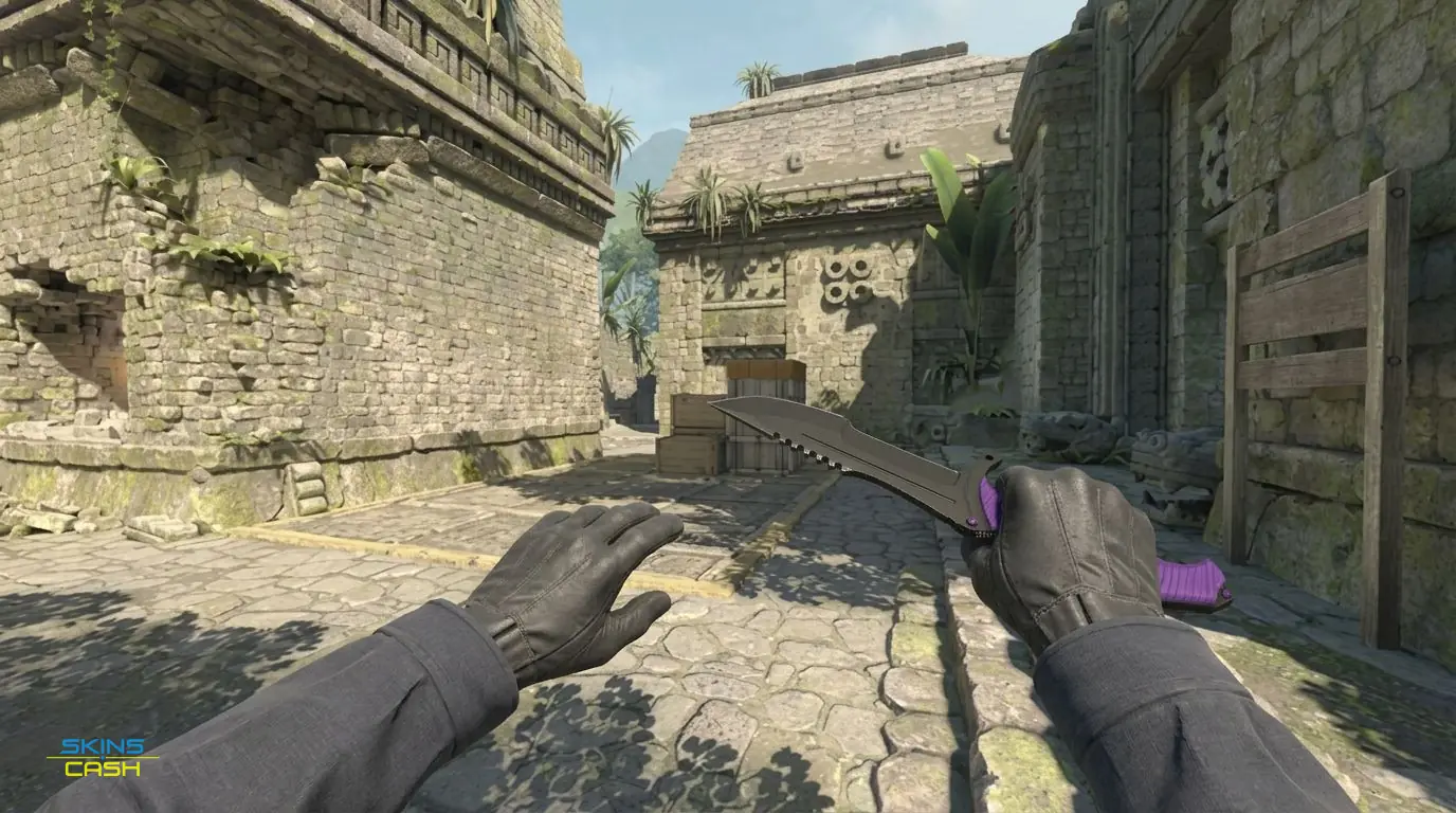 ★ Huntsman Knife | Ultraviolet — In-game inspect