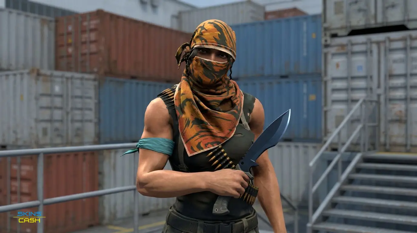 ★ Kukri Knife | Blue Steel — In the field