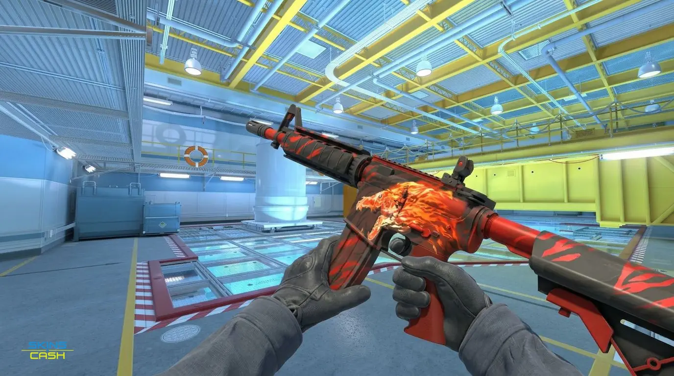M4A4 | Howl — In-game inspect
