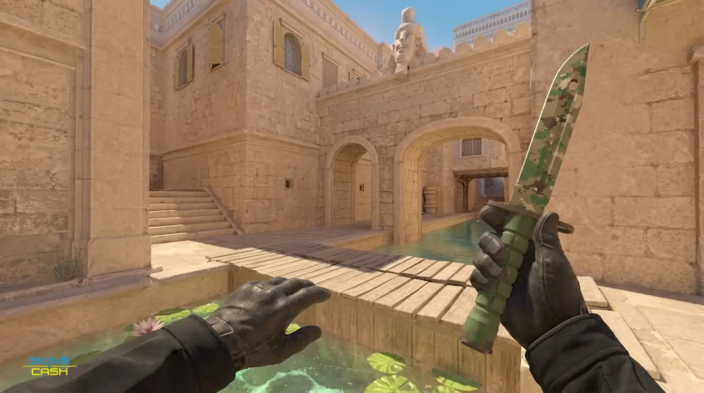 ★ Bayonet | Forest DDPAT — In-game inspect