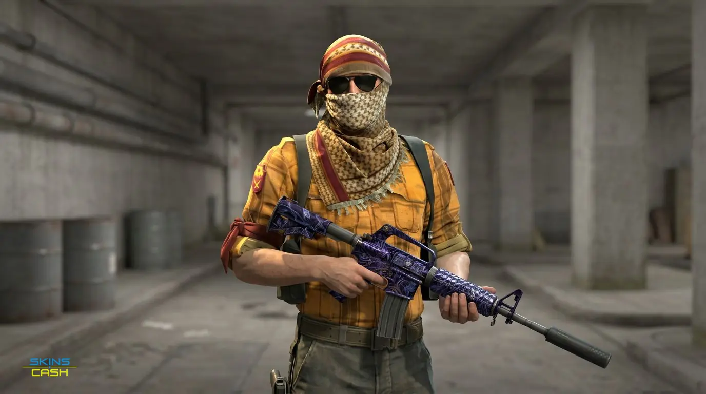 M4A1-S | Black Lotus — In the field