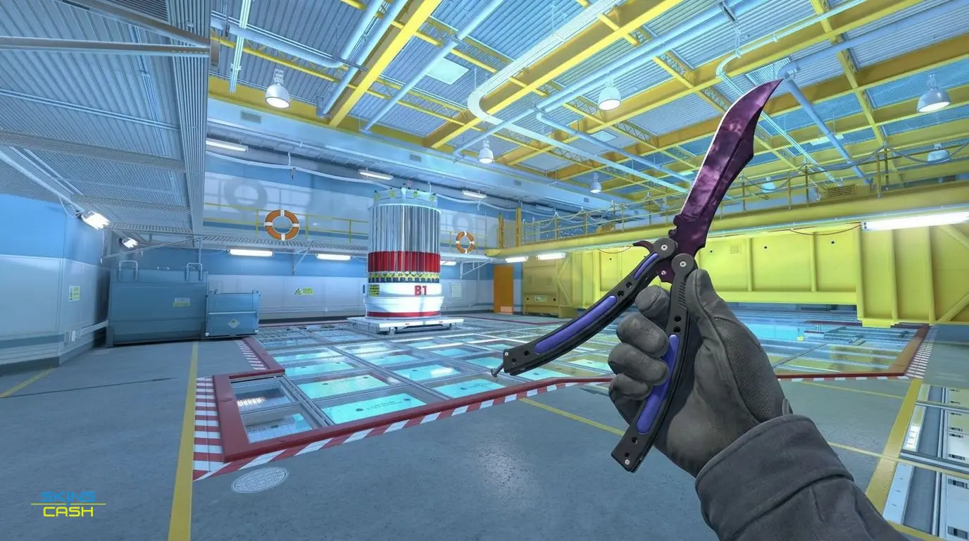 ★ Butterfly Knife | Doppler Black Pearl — In-game inspect