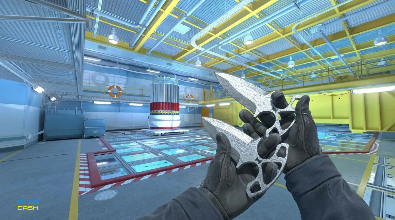 ★ Shadow Daggers | Damascus Steel — In-game inspect