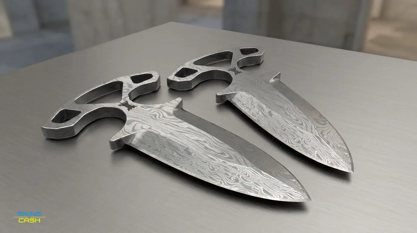 ★ Shadow Daggers | Damascus Steel — Product view