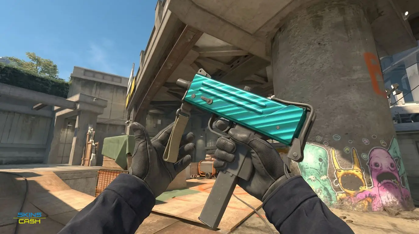 MAC-10 | Malachite — In-game inspect