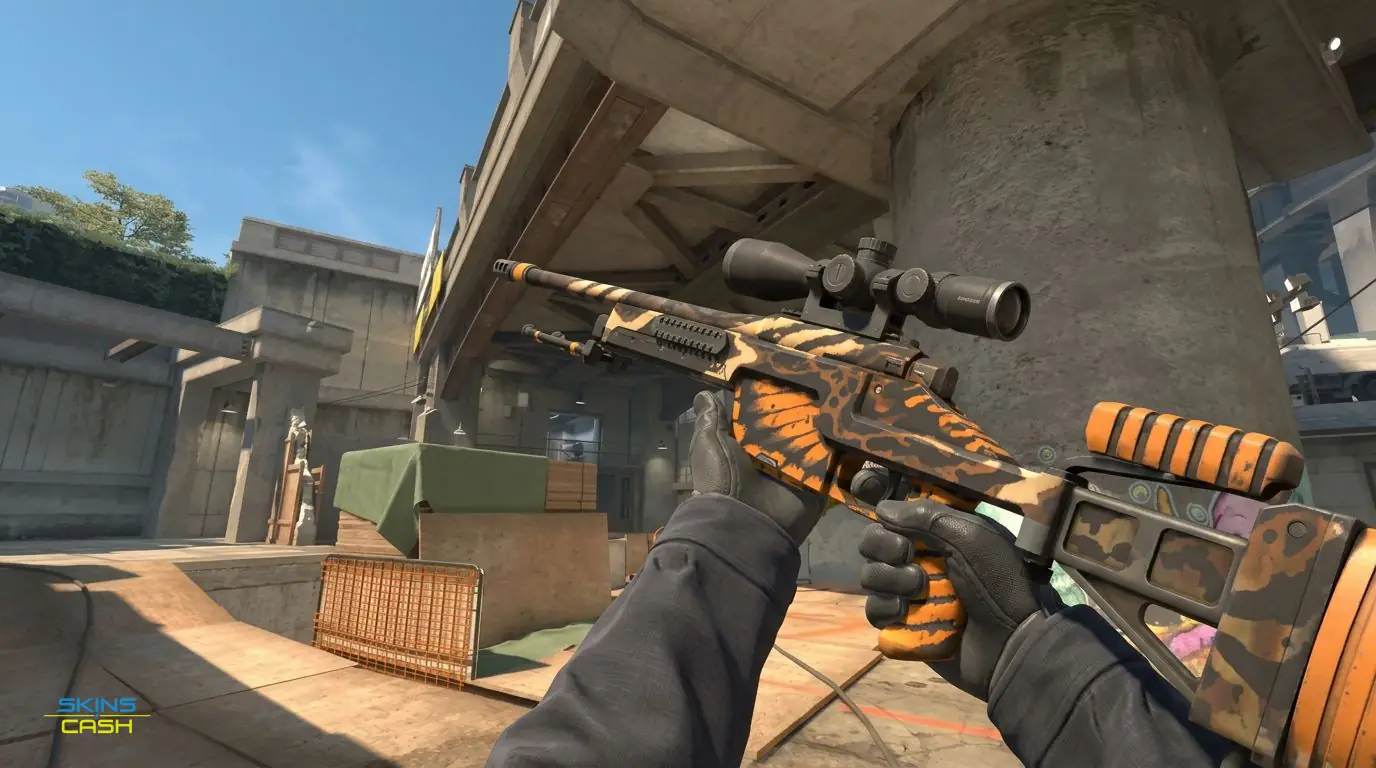 SSG 08 | Death's Head — In-game inspect