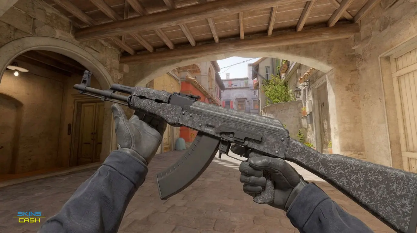 AK-47 | Baroque Purple — In-game inspect