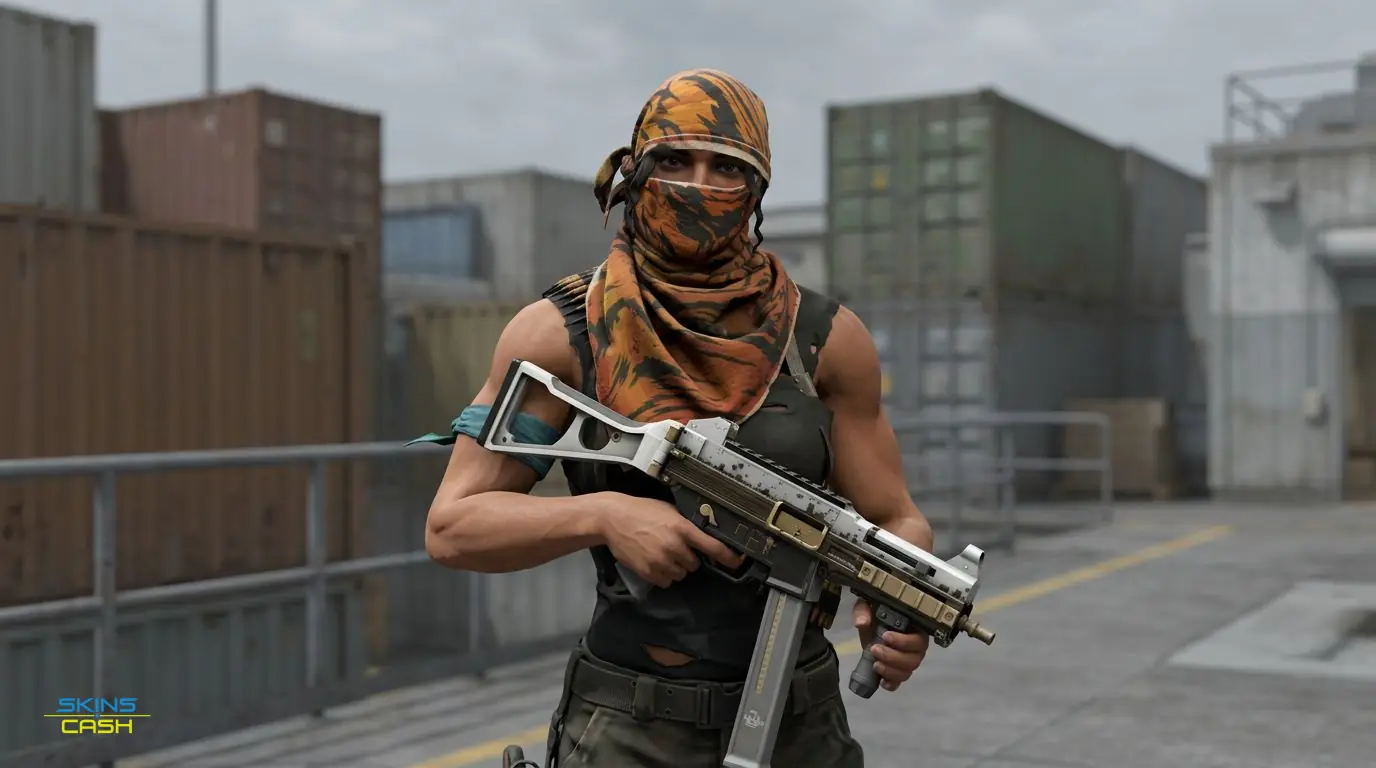 UMP-45 | Gold Bismuth — In the field