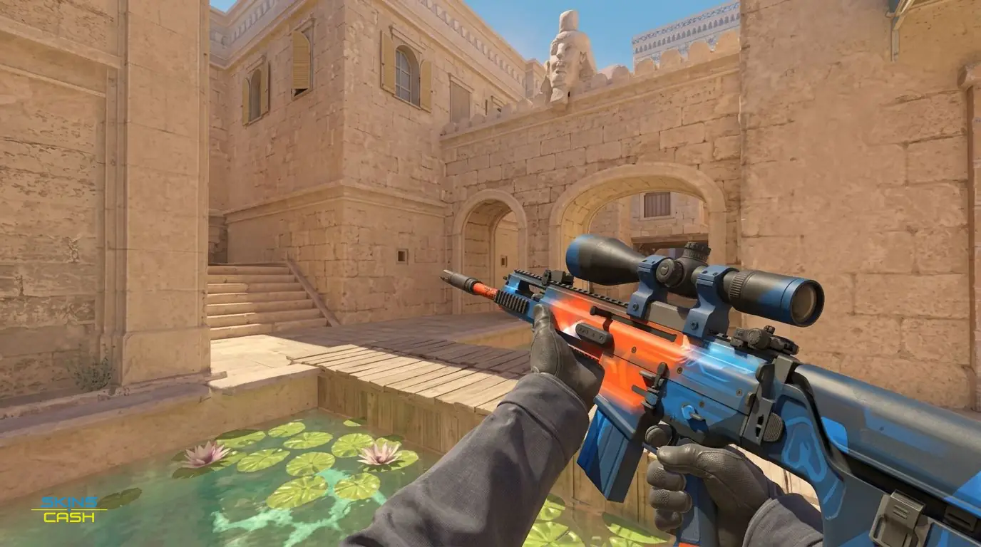 SCAR-20 | Cardiac — In-game inspect
