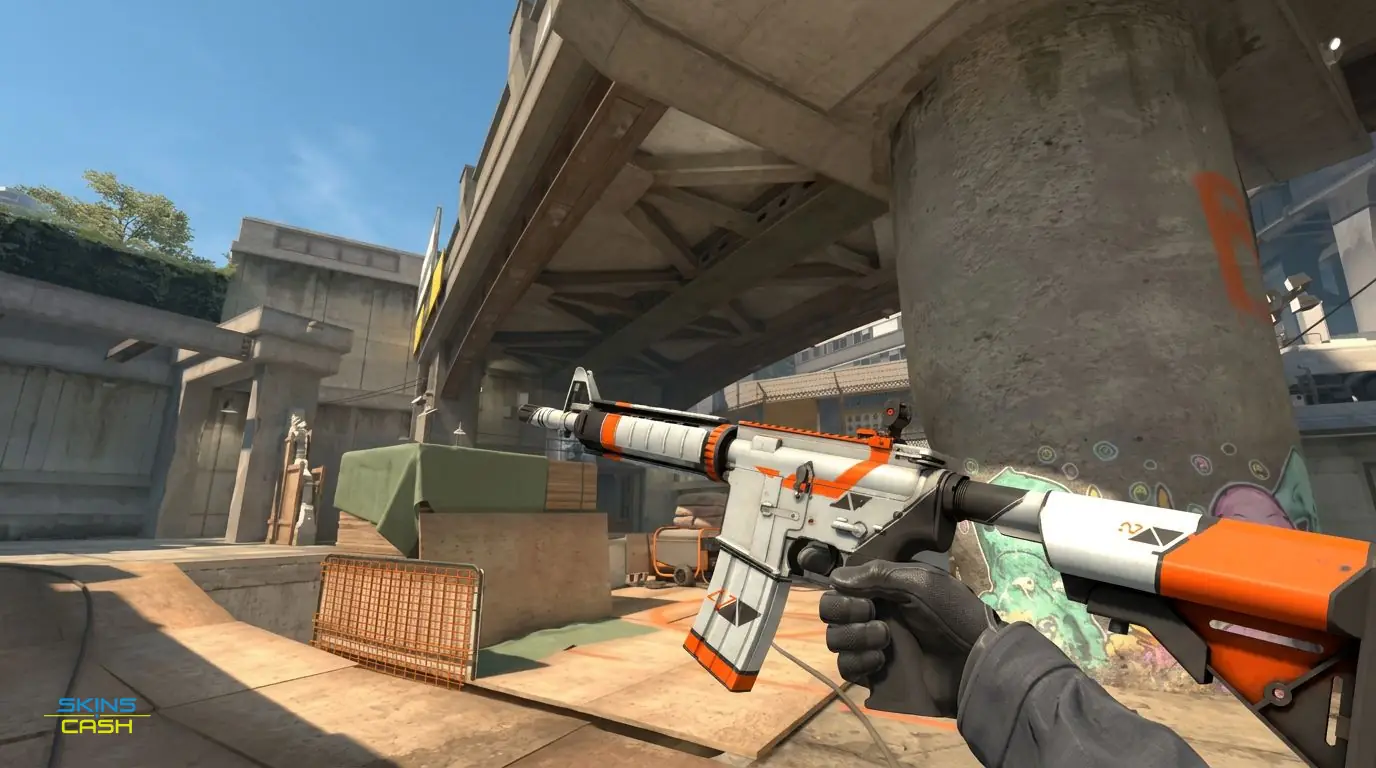 M4A4 | Asiimov — In-game inspect