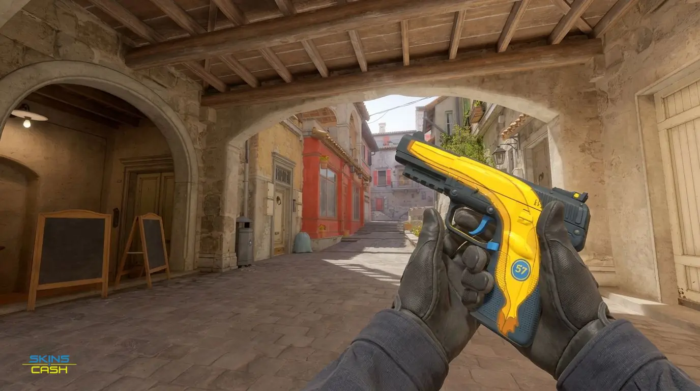 Five-SeveN | Monkey Business — In-game inspect